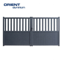 Easily assembled security s aluminium gate and fence for house driveway entrance